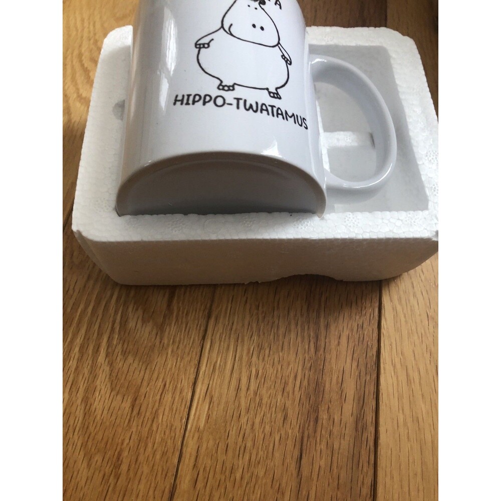 Hippotwatamus Mug Dont be a Hippo Twatamus Mug New in Box - Picture 2 of 6